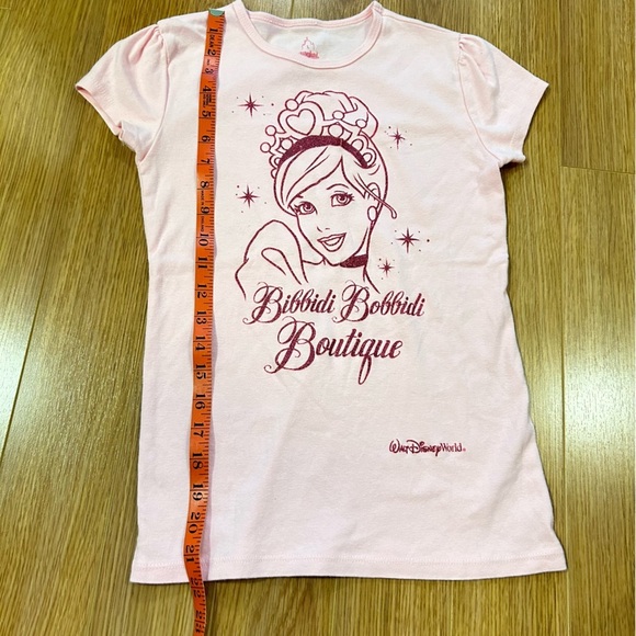 DISNEY WORLD BIBBIDI BOBBIDI BOUTIQUE CINDERELLA PINK TEE - Picture 9 of 10